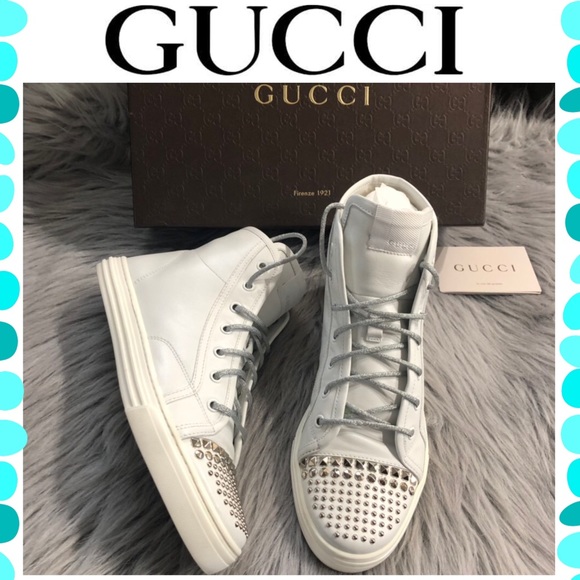 Gucci Shoes - Authentic Gucci leather high tops